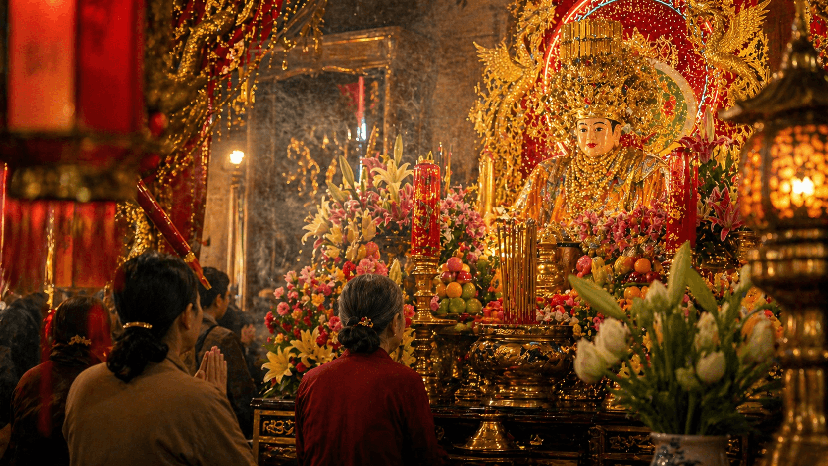 Ảnh minh họa miền tin linh ứng nơi Bà Chúa Xứ núi Sam