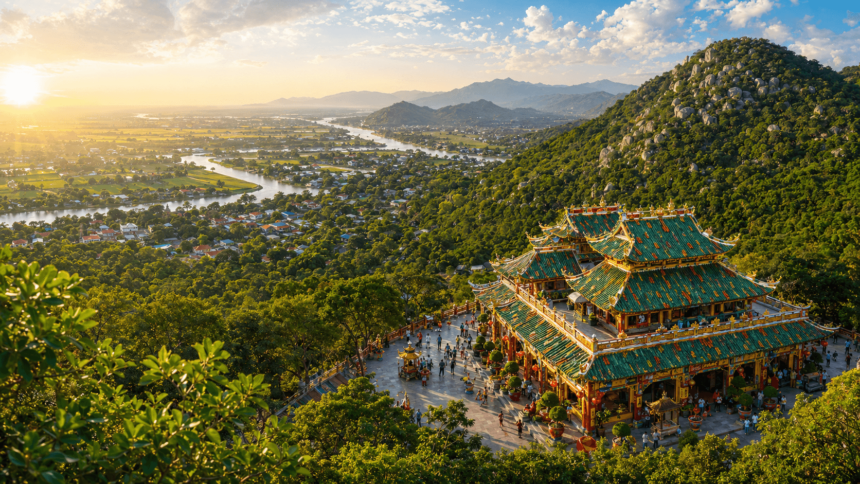 Núi Sam, An Giang: Vùng đất linh thiêng nơi miền Tây của Tổ quốc