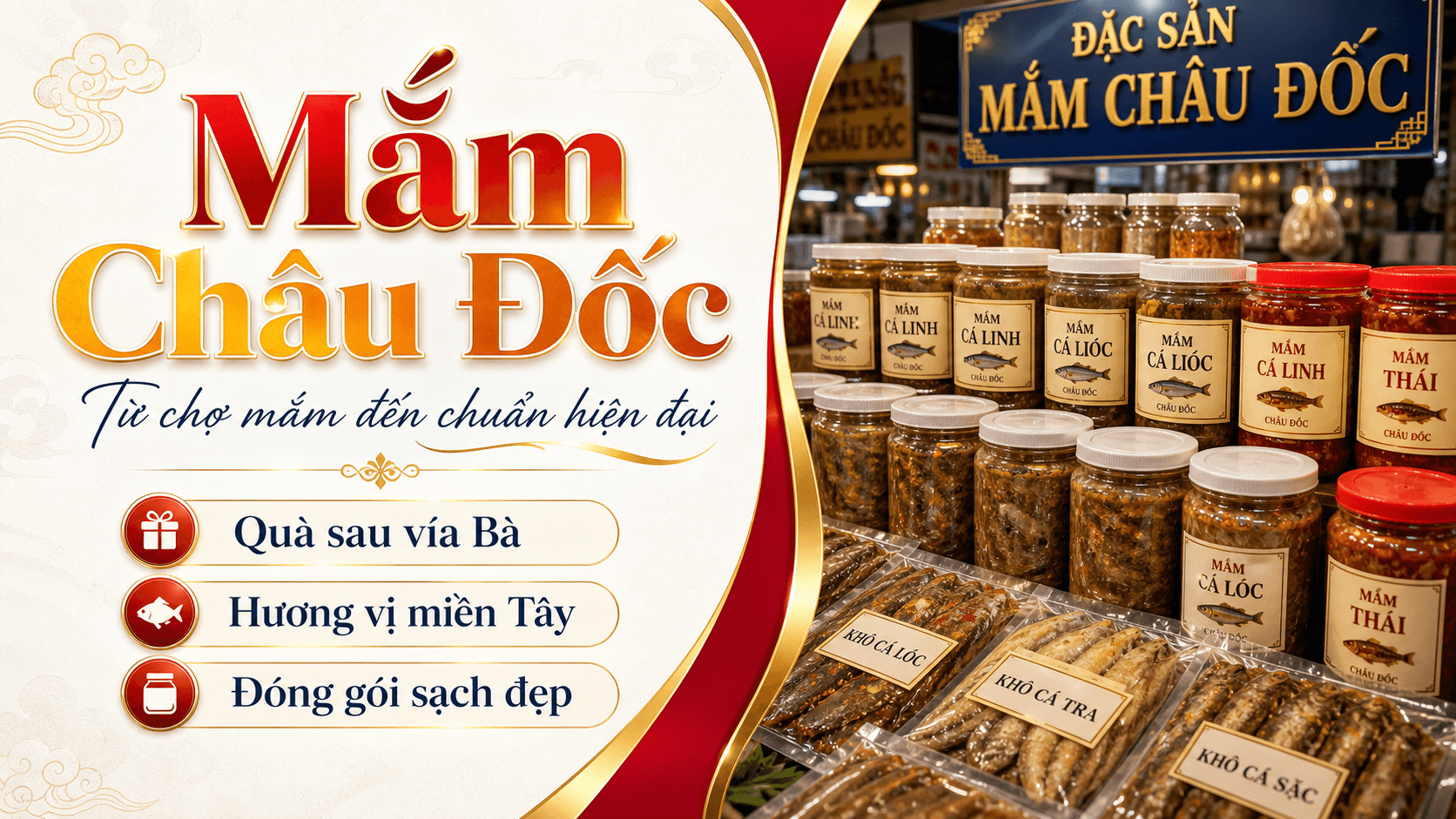 Mắm Châu Đốc vào chuỗi sản xuất hiện đại: đặc sản nên mua sau khi đi Miếu Bà